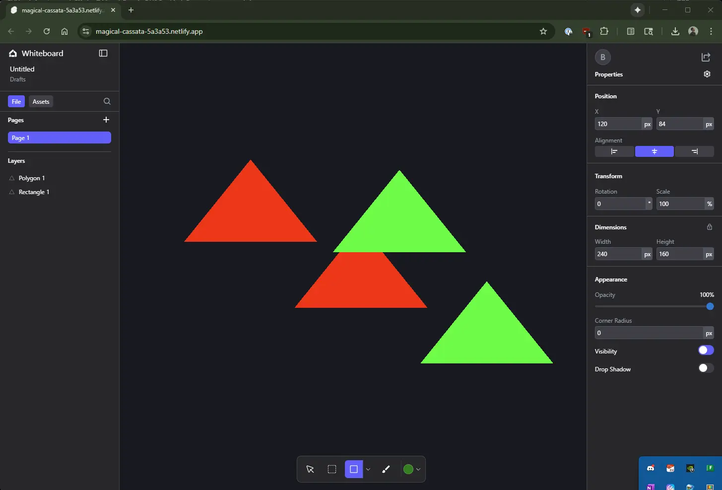 Rust / WebAssembly Graphics Editor
